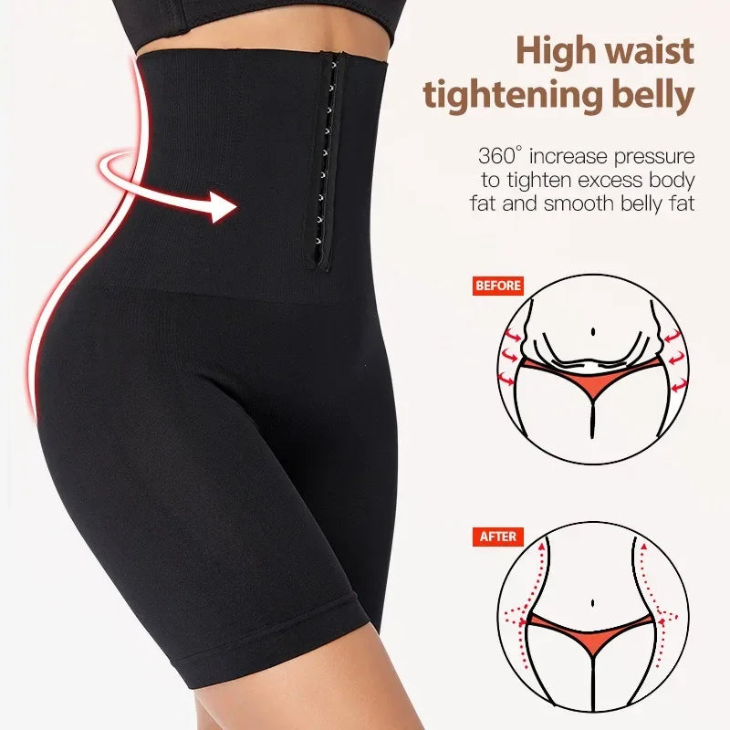 Cinta Modeladora cintura alta e plana - barriga cinto elástico shapewear - cintura bainha emagrecimento - calcinha abdômen controle do corpo com modelagem