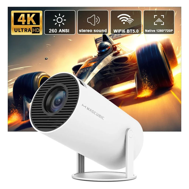 Cinema em casa ou onde você estiver! Magcubic Ultra Projetor HY300 Pro 4K Android ao alcance de suas mãos!